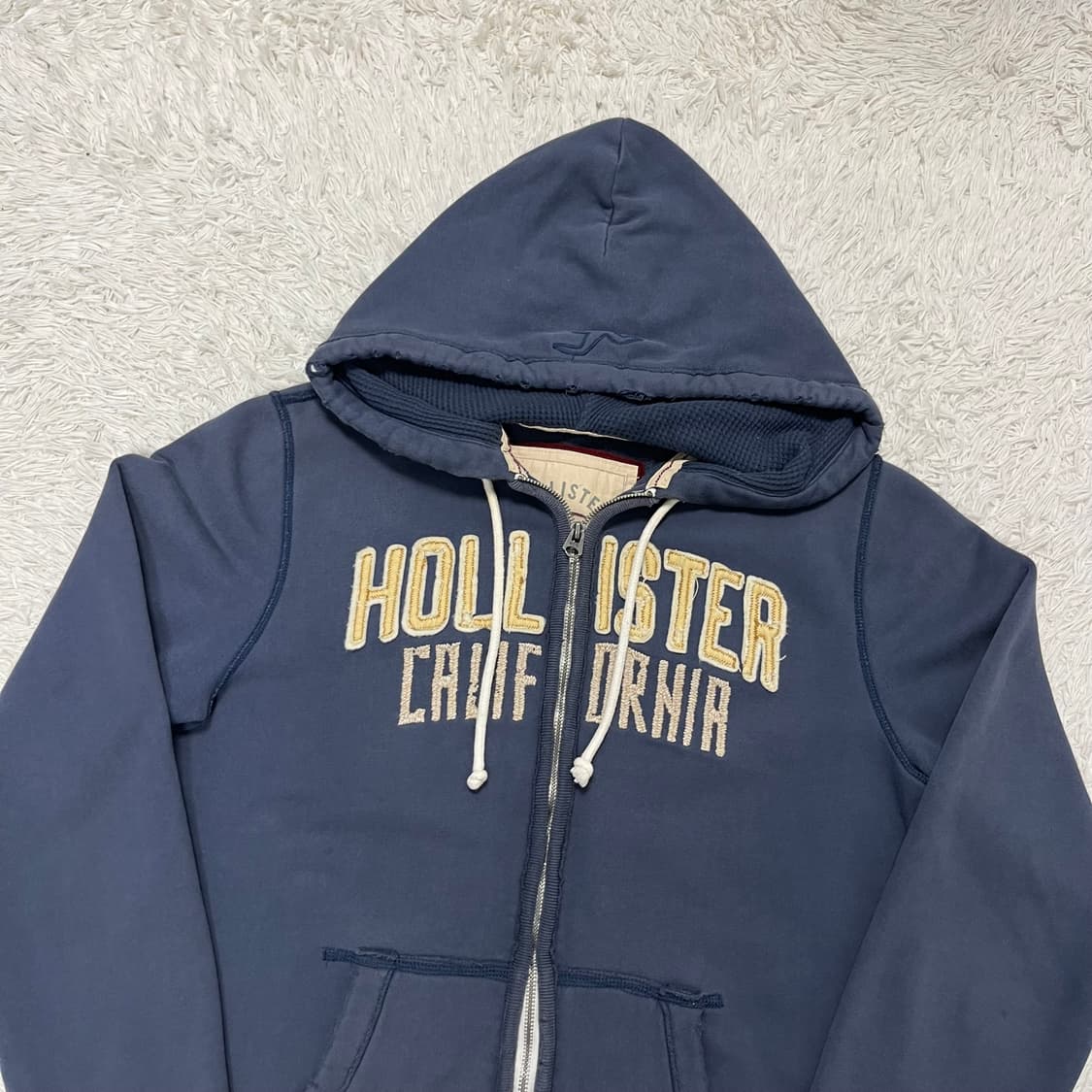 Hollister navy zip-up hoodie 상품이미지5