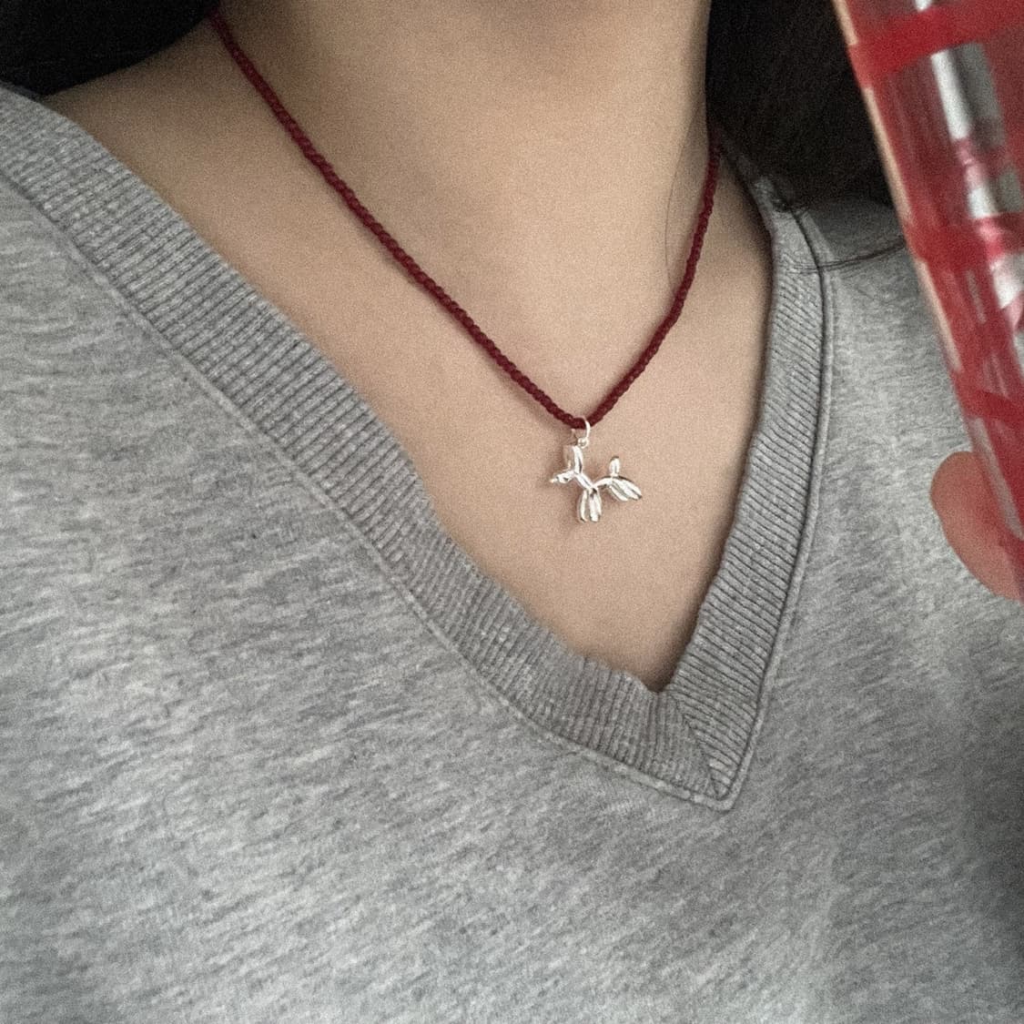 프리오더) 925 Silver Balloon Dog Pendant 상품이미지4