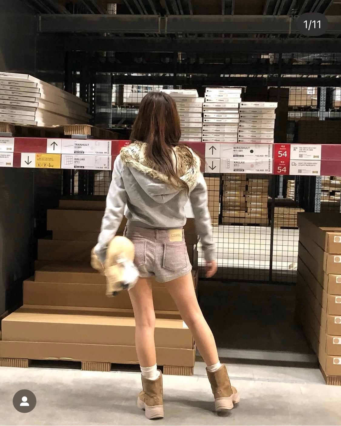 세틀포문 퍼 후드집업 상품이미지4