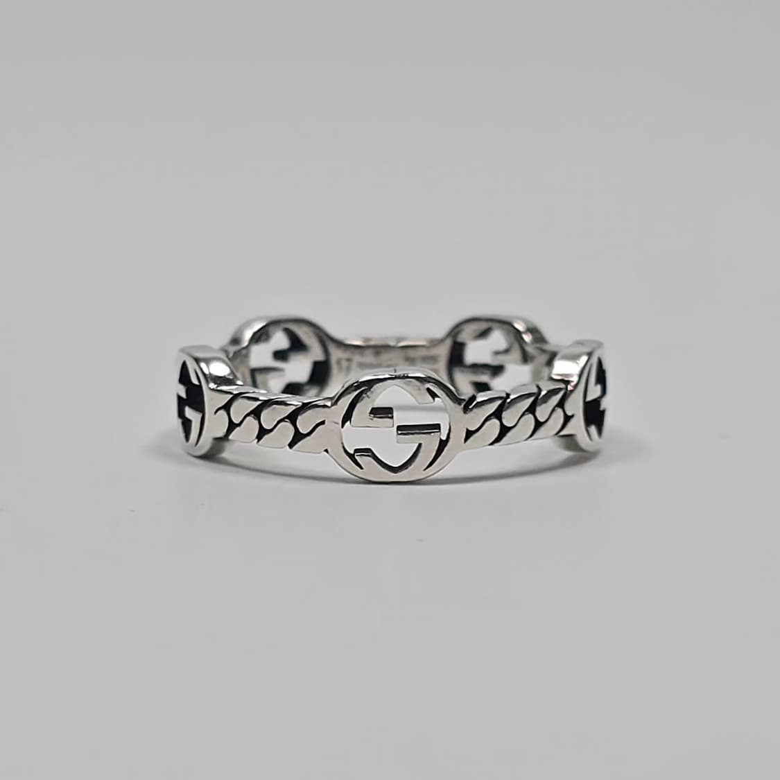 구찌 인터로킹 G 반지 ( 17호 ) 상품이미지5