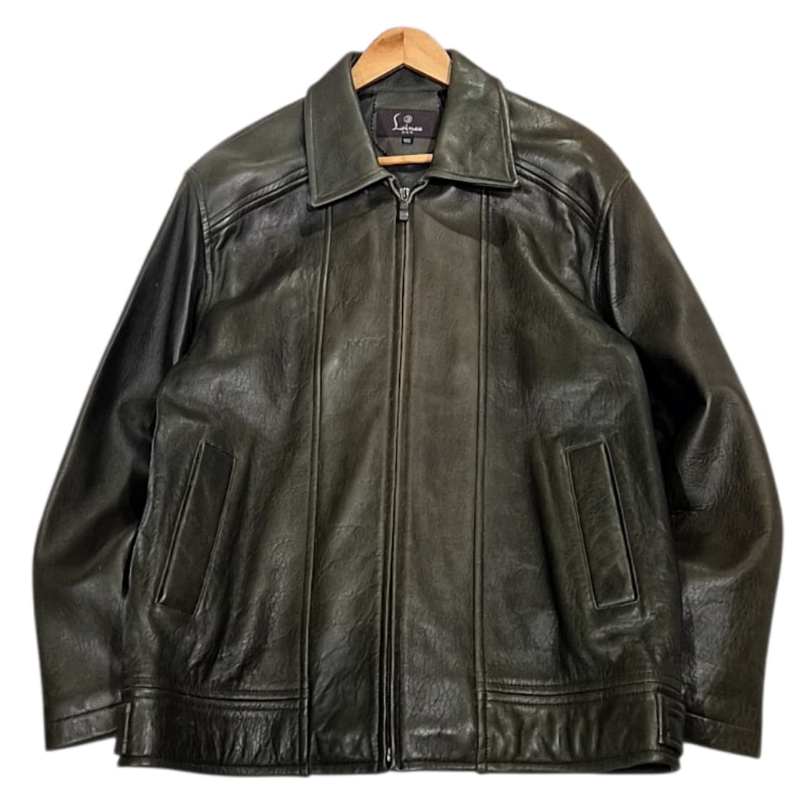 르네아 싱글 가죽 자켓 상품이미지1