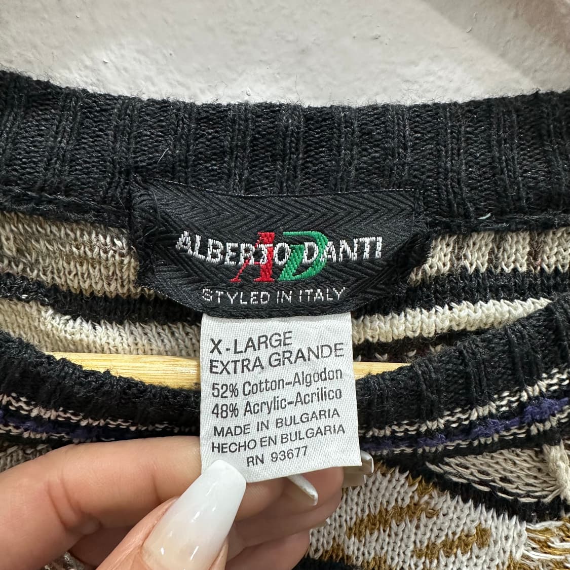 알베르토단티 빈티지 케이블 니트XL 상품이미지2