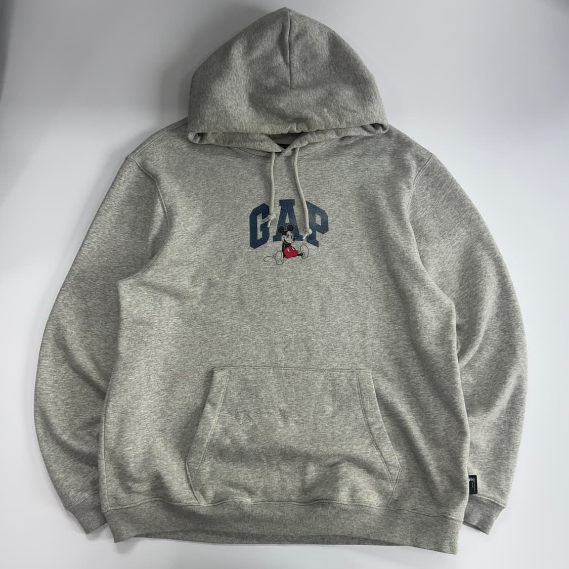 Gap 갭 디즈니 네이비 로고 그레이 후드티 상품이미지3