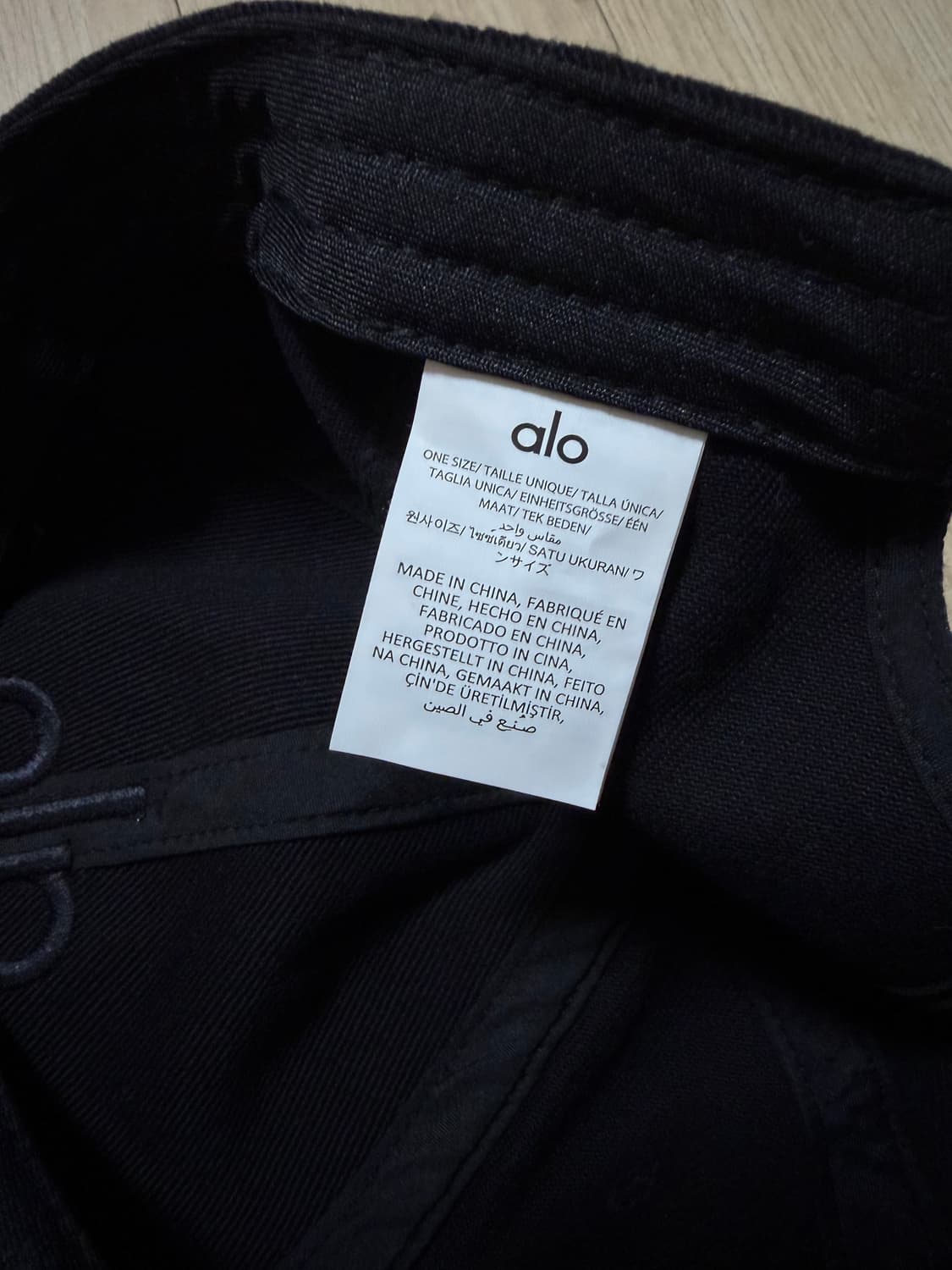 ALO 알로 오프듀티 볼캡 빈티지 블랙 모자 상품이미지2