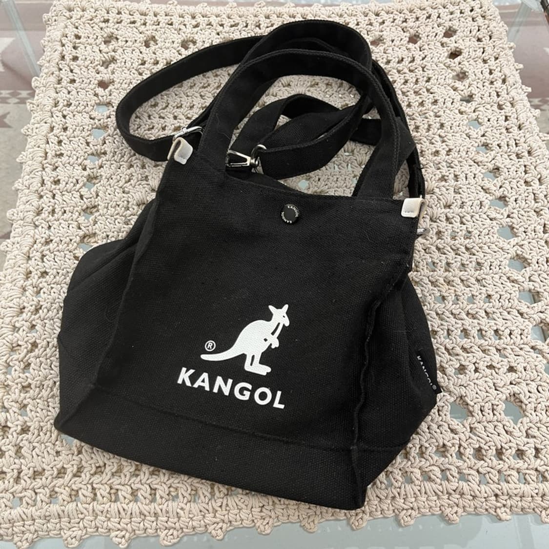 캉골 빈티지 타이니 캔버스 미니 토트백 크로스백 C10240 상품이미지3