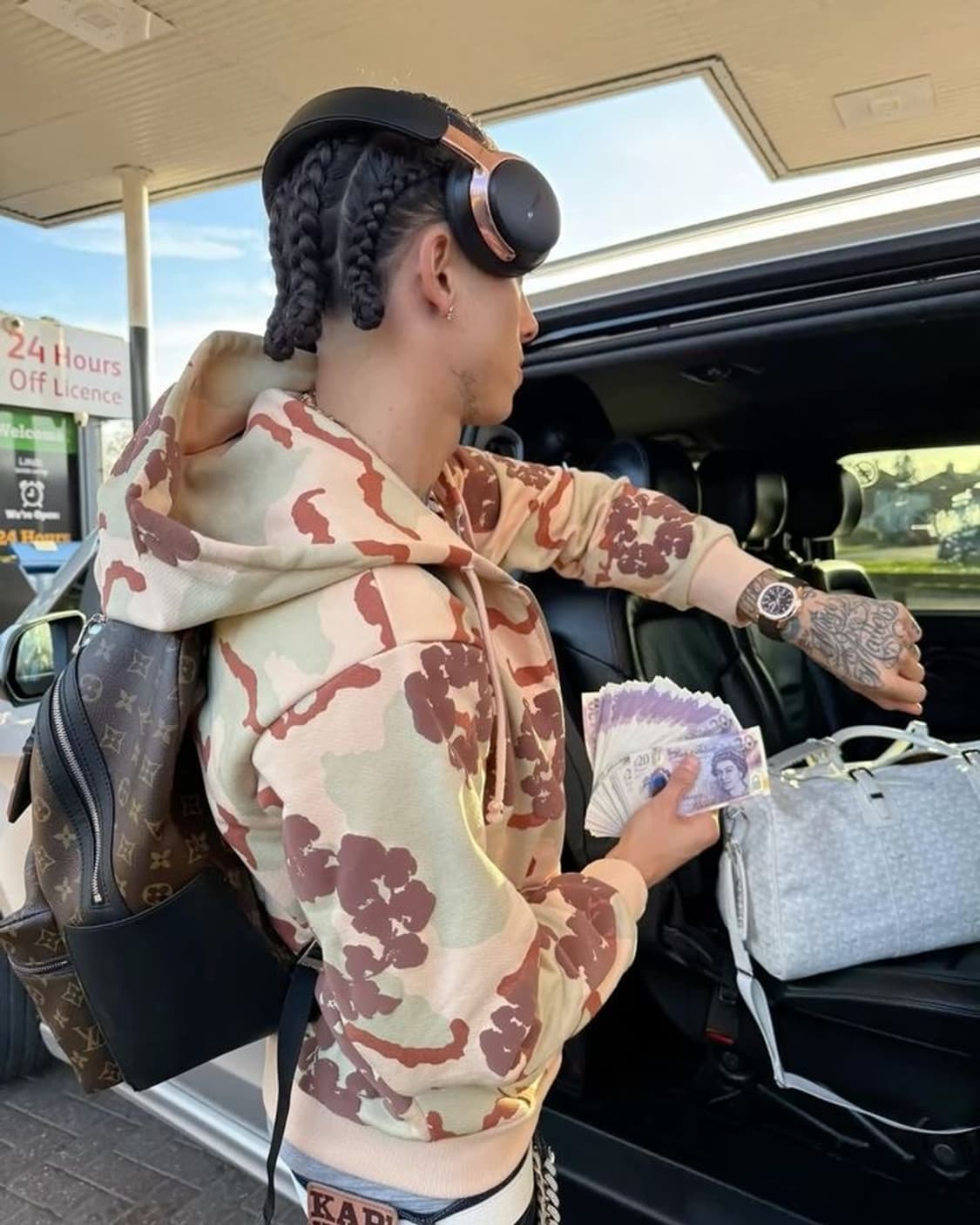 데님 티어스 데저트 카모 후드집업 상품이미지5