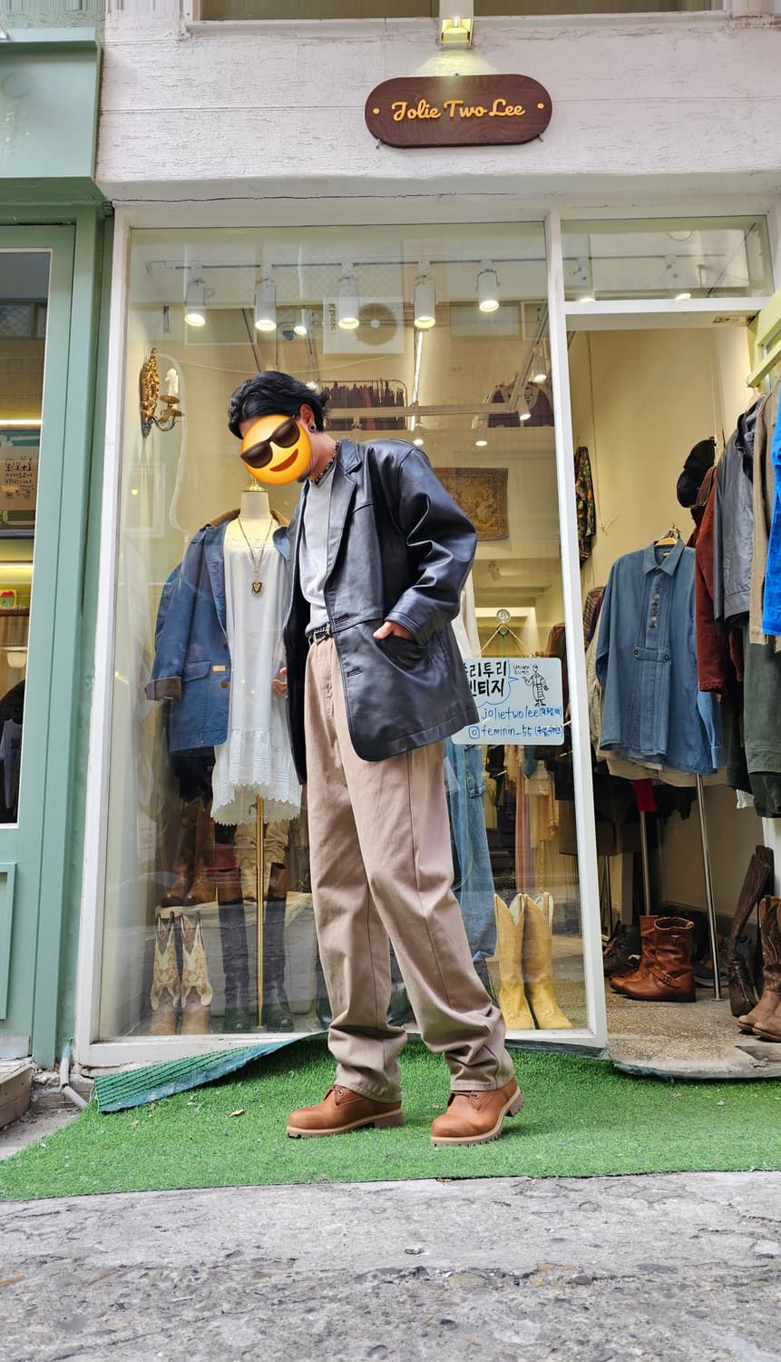 블랙 램스킨 블레이저 상품이미지1