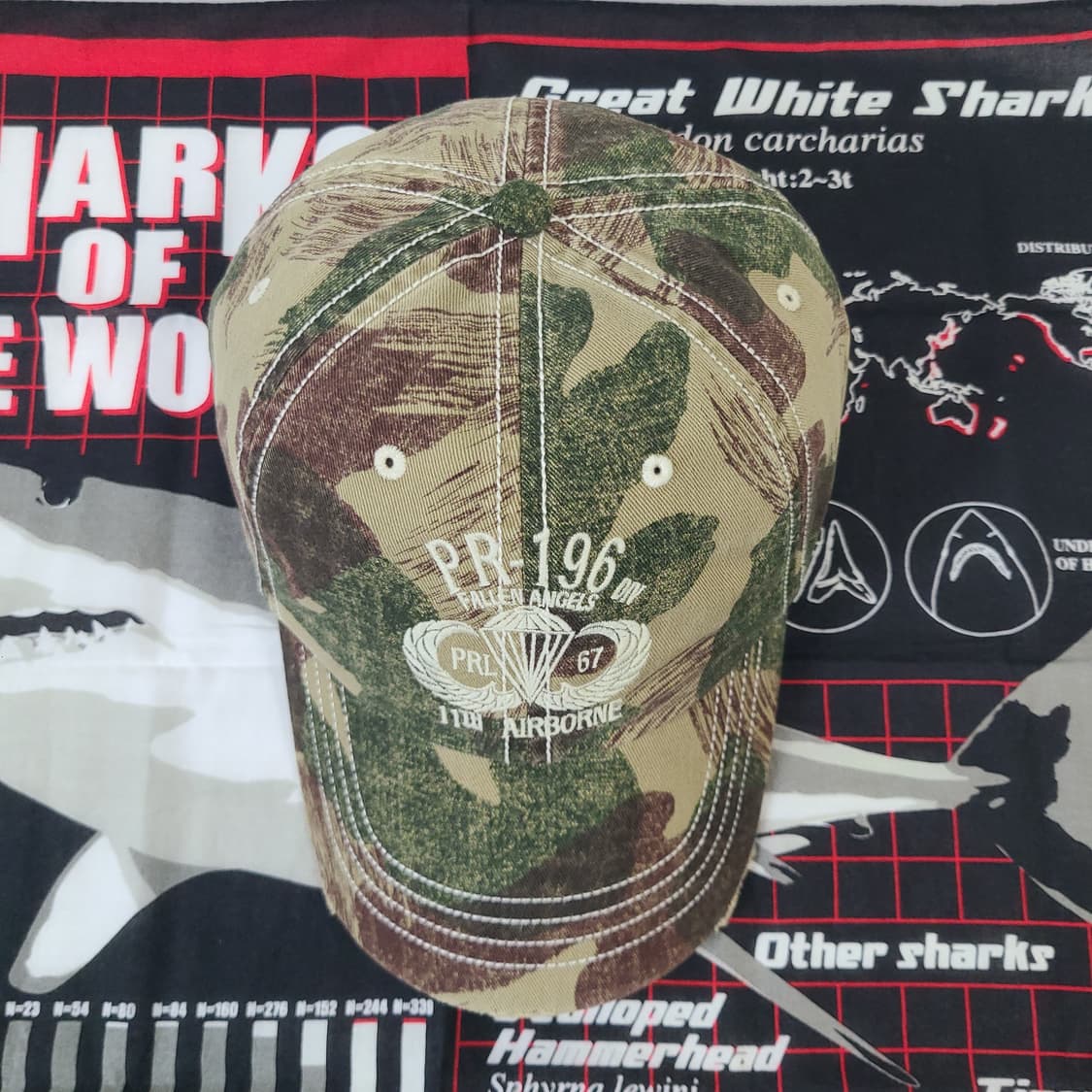 (데드스탁) 90s~00s 폴로 카모 밀리터리 가죽 빈티지 모자 캡 볼캡 상품이미지4