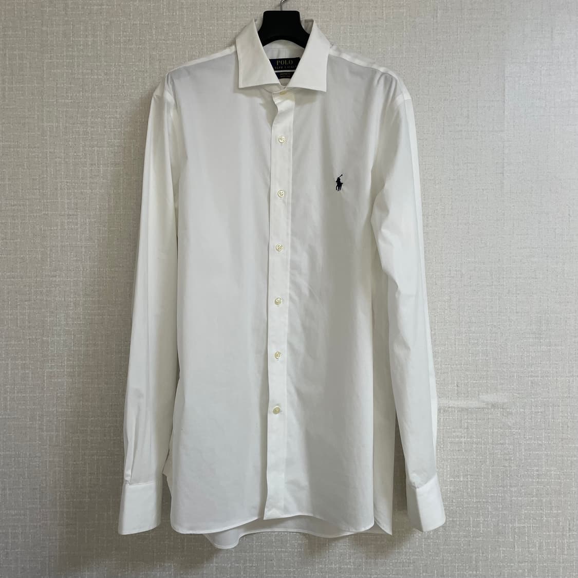 폴로랄프로렌 커스텀핏 이지케어 드레스 셔츠 /화이트,M 상품이미지1