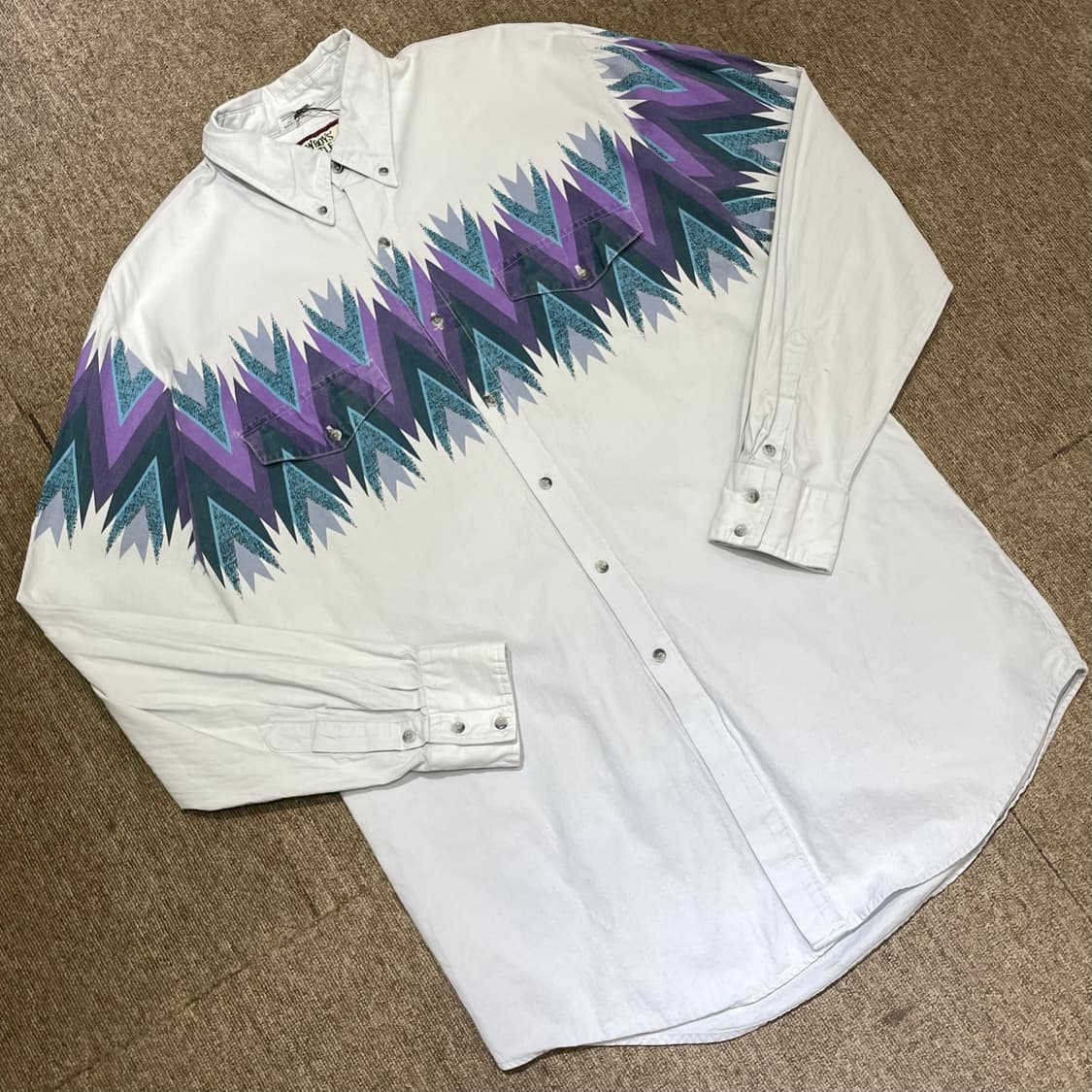 (XL) Cowboys' Turtle 빈티지 웨스턴 셔츠 상품이미지1