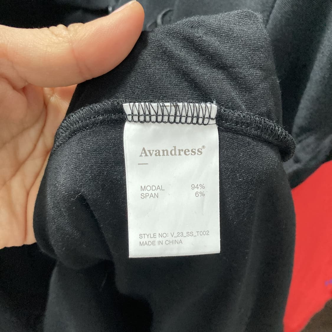 어반드레스 2024 여성반팔셔츠 블랙 S  상품이미지5