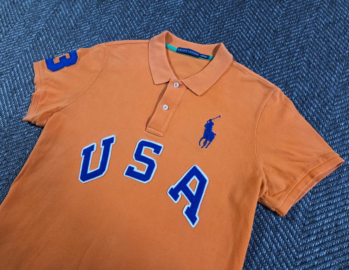 폴로 랄프로렌 빅포니 USA 카라 반팔티 상품이미지3