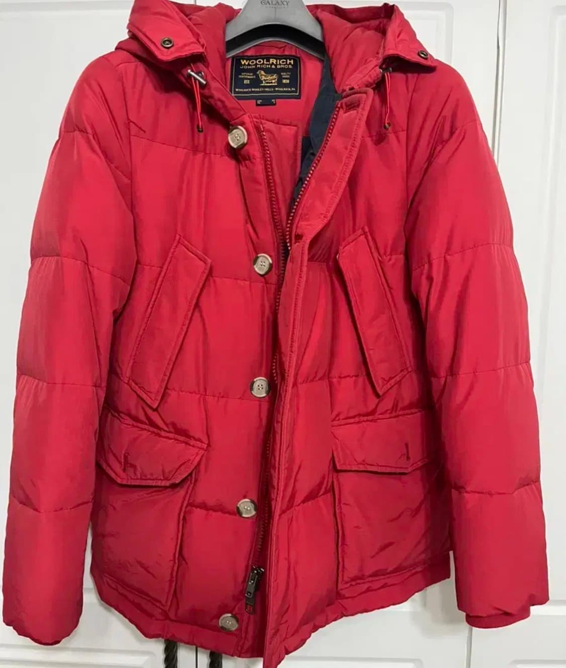 울리치 woolrich 숏패딩 레드 s 46 상품이미지1