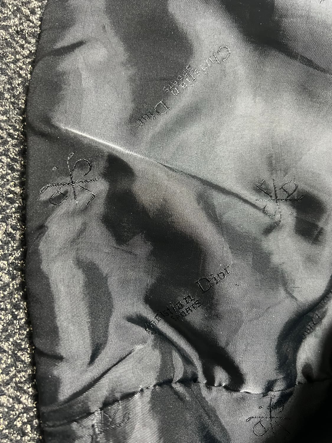 크리스찬 디올 정품 헤링본 블루종 자켓 상품이미지6