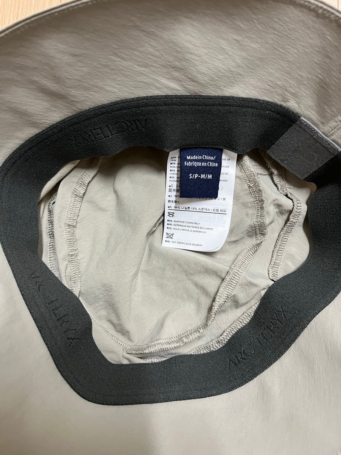 아크테릭스 신솔로햇 구형 그레이 s-m 상품이미지4