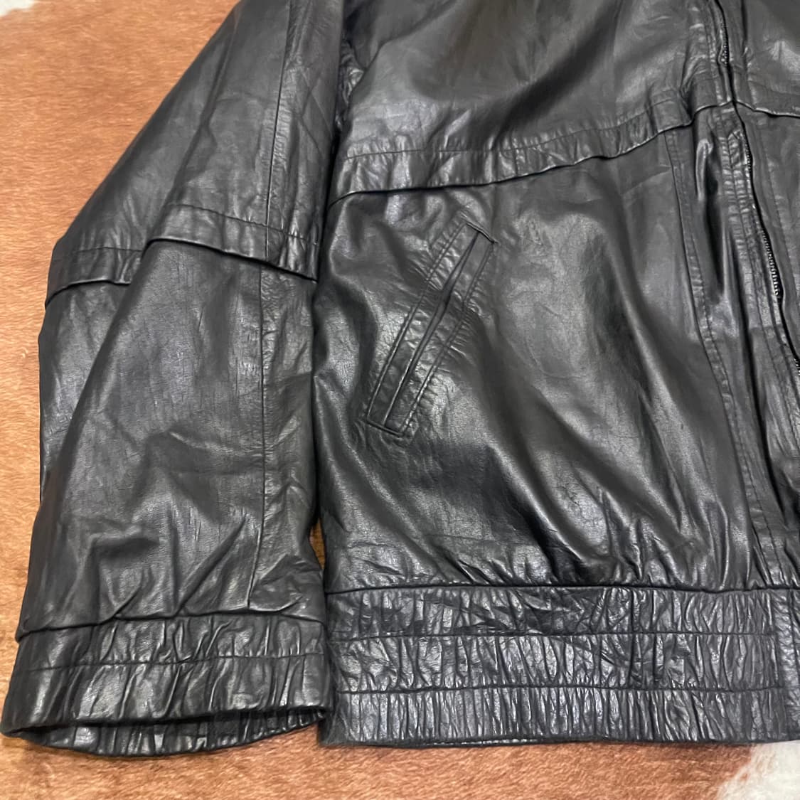 Vintage leather jacket 상품이미지4