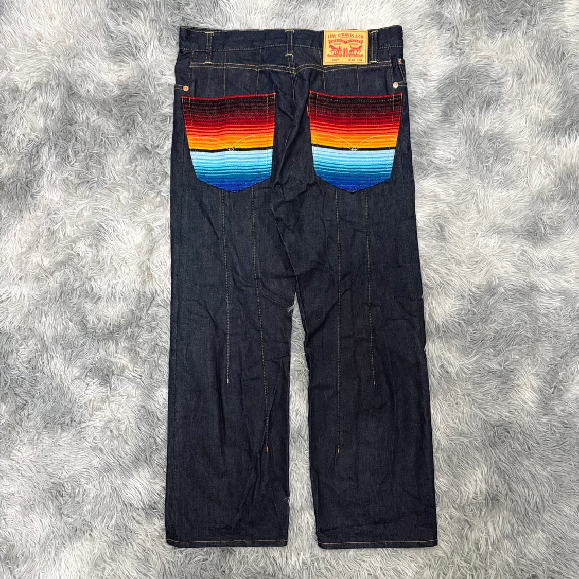 준야와타나베 x 자미로콰이 22fw 패널 데님 상품이미지1