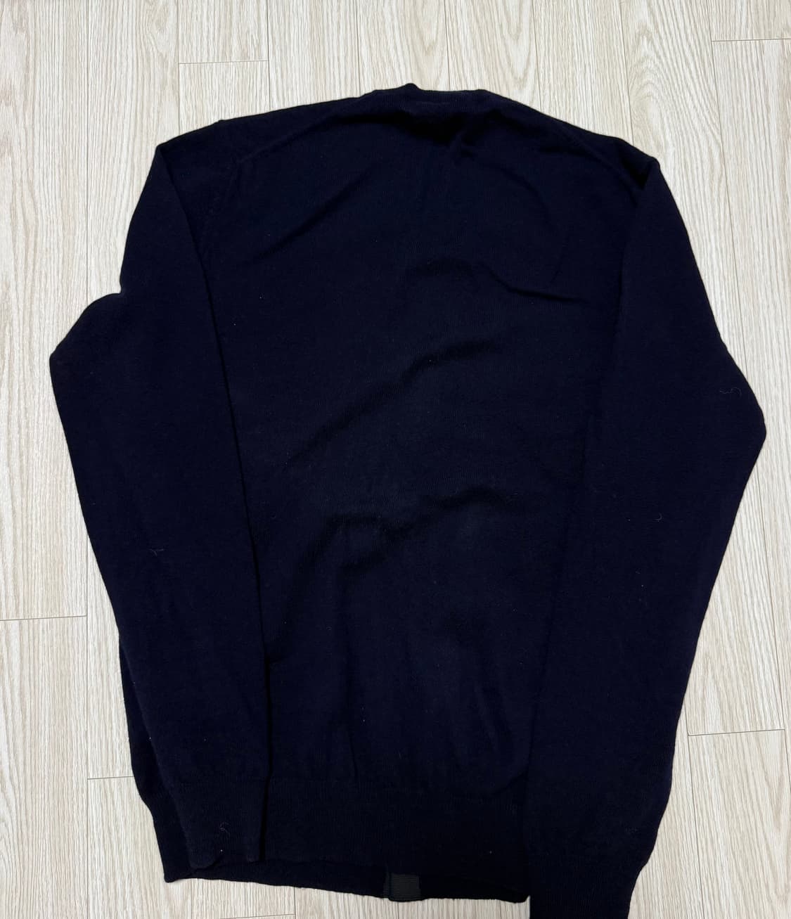 꼼데가르송 레드 하트 가디건 네이비 색상 XL 사이즈 상품이미지3