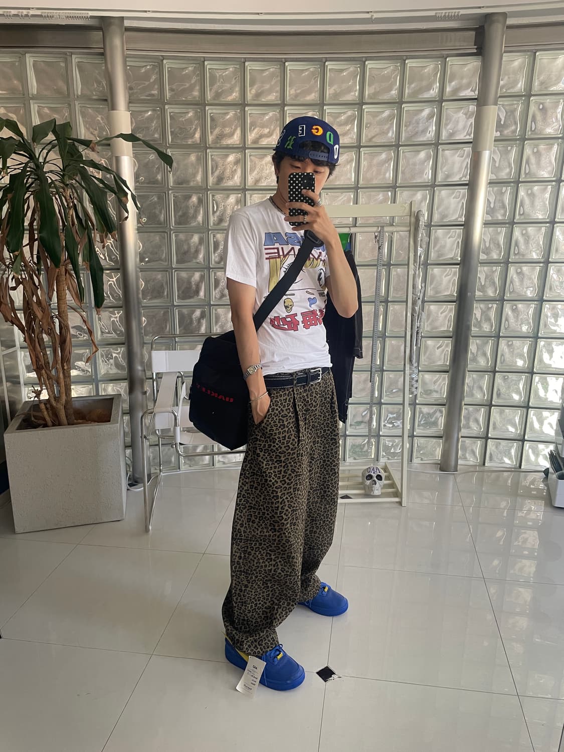 Leopard tuck pants 레오파드 턱 팬츠 상품이미지5