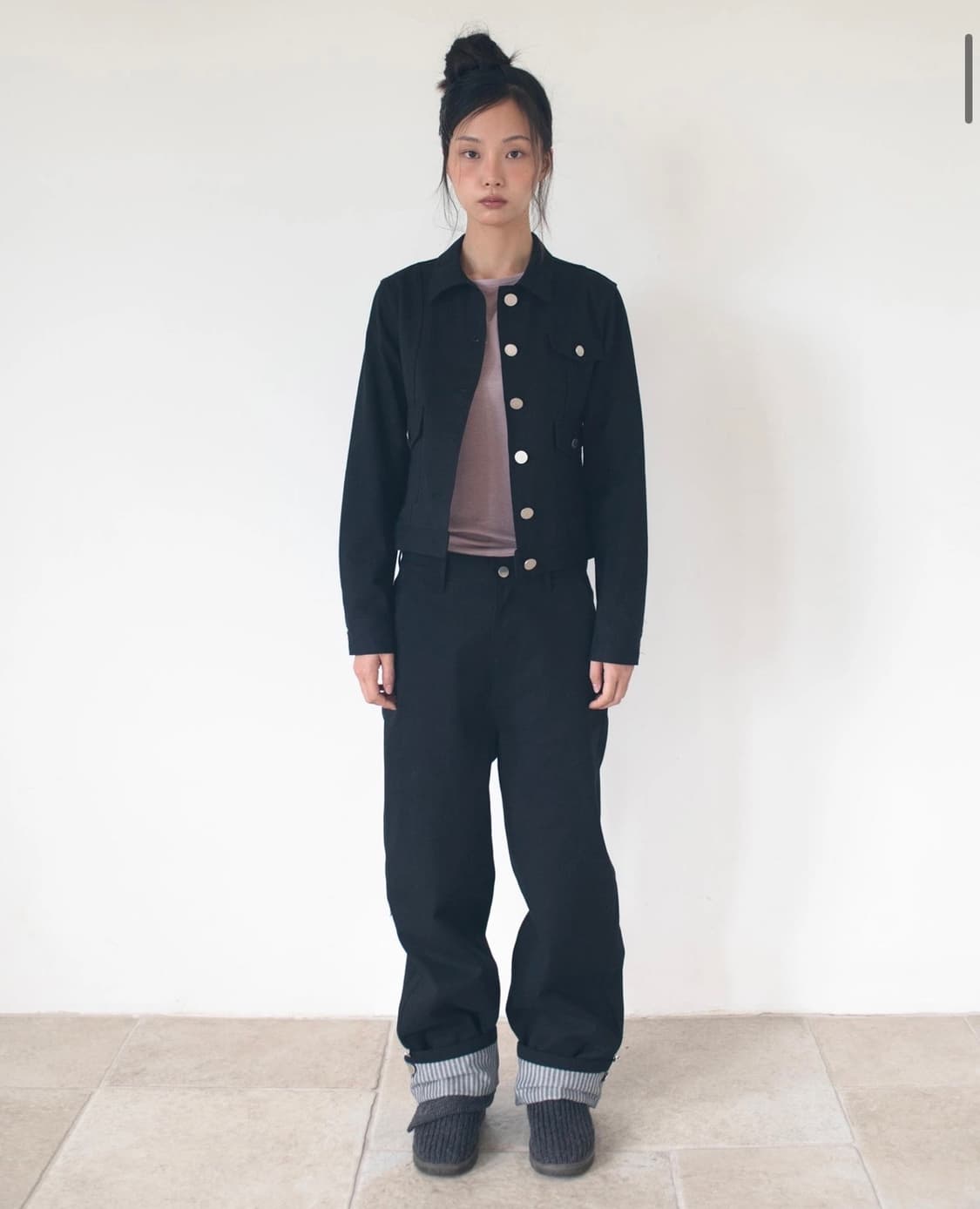 온스카 클래식 코튼 자켓 상품이미지3