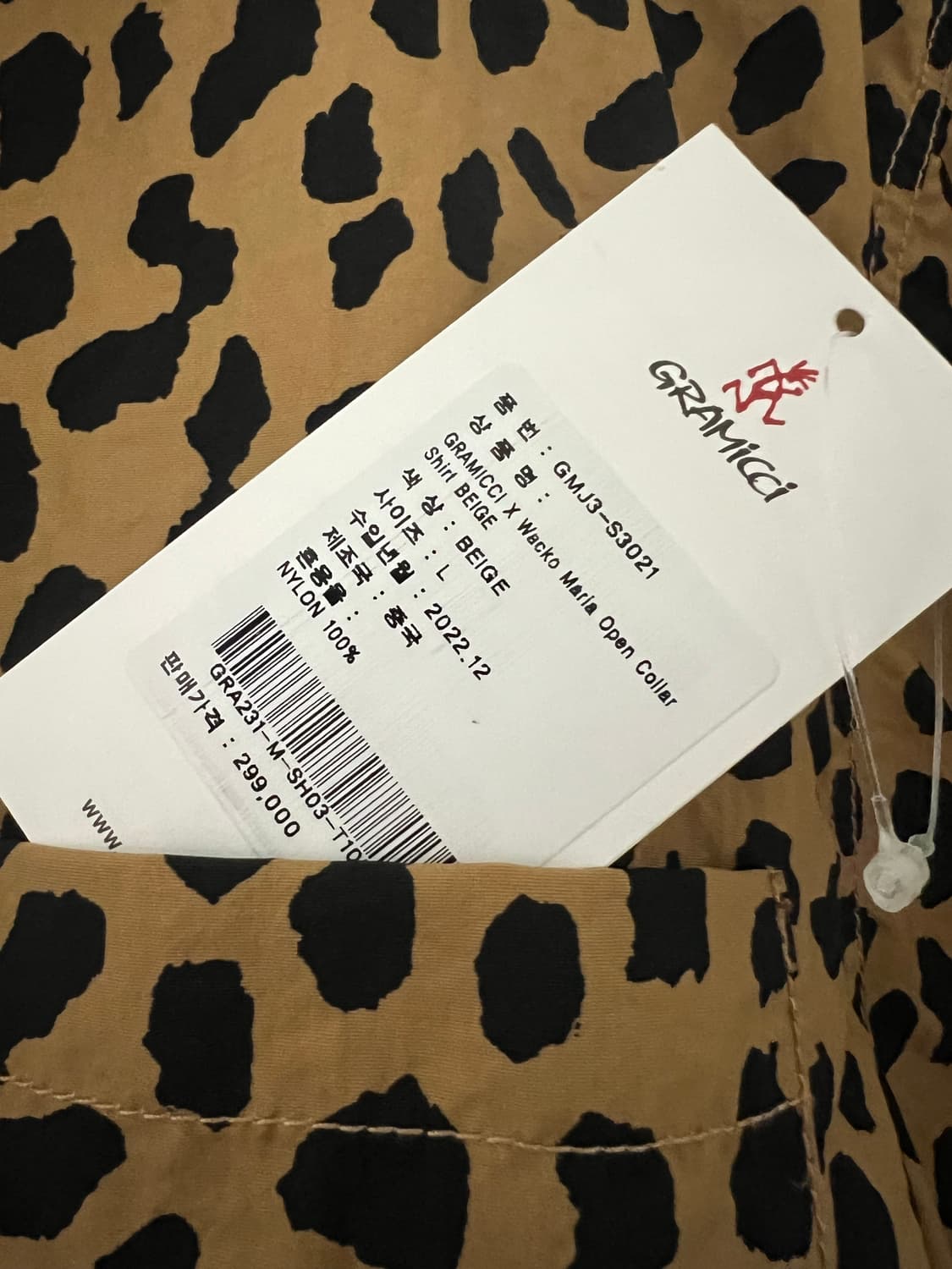 와코마리아 x그라미치 오픈카라셔츠 L사이즈 상품이미지5