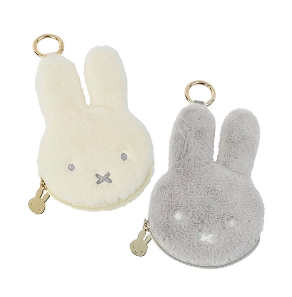 미피 아이보리 카라비너 미니 파우치 상품이미지1