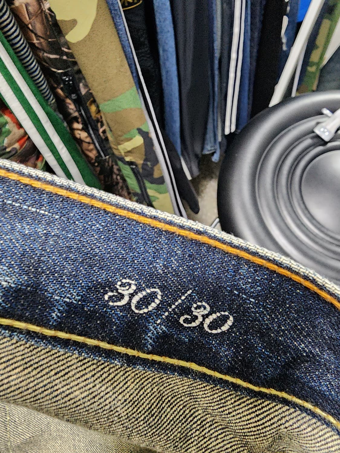 리바이스 skinner 부츠컷 빈티지 워싱 데님 상품이미지4