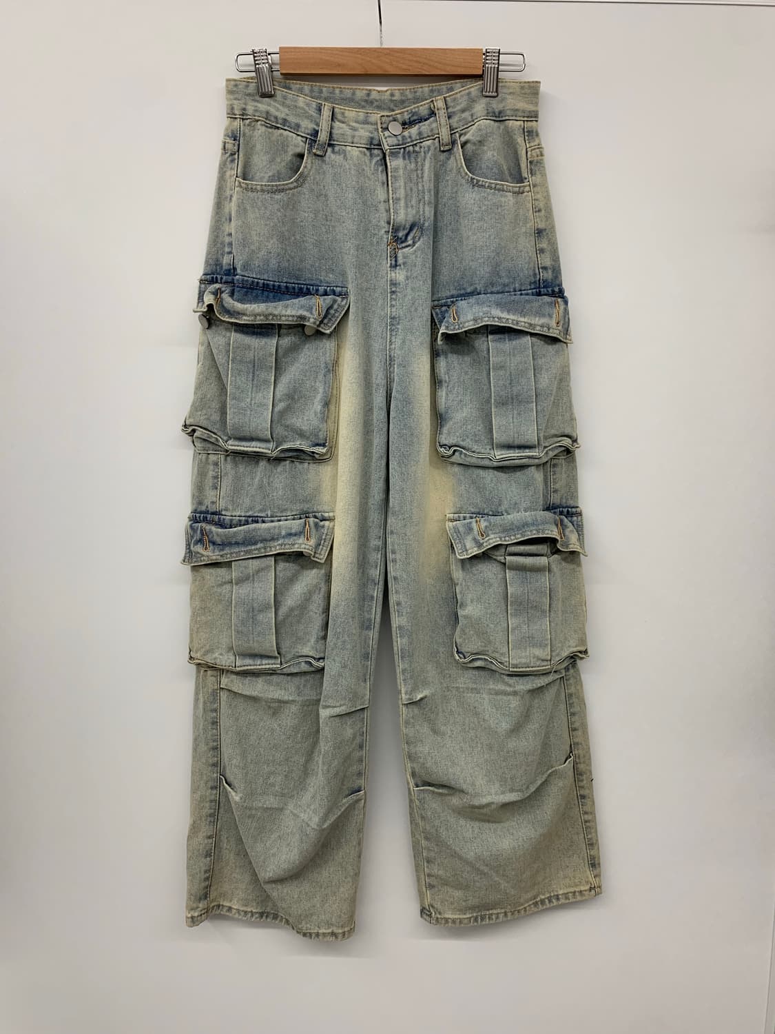 멀티 포켓 y2k 데님 팬츠 상품이미지5