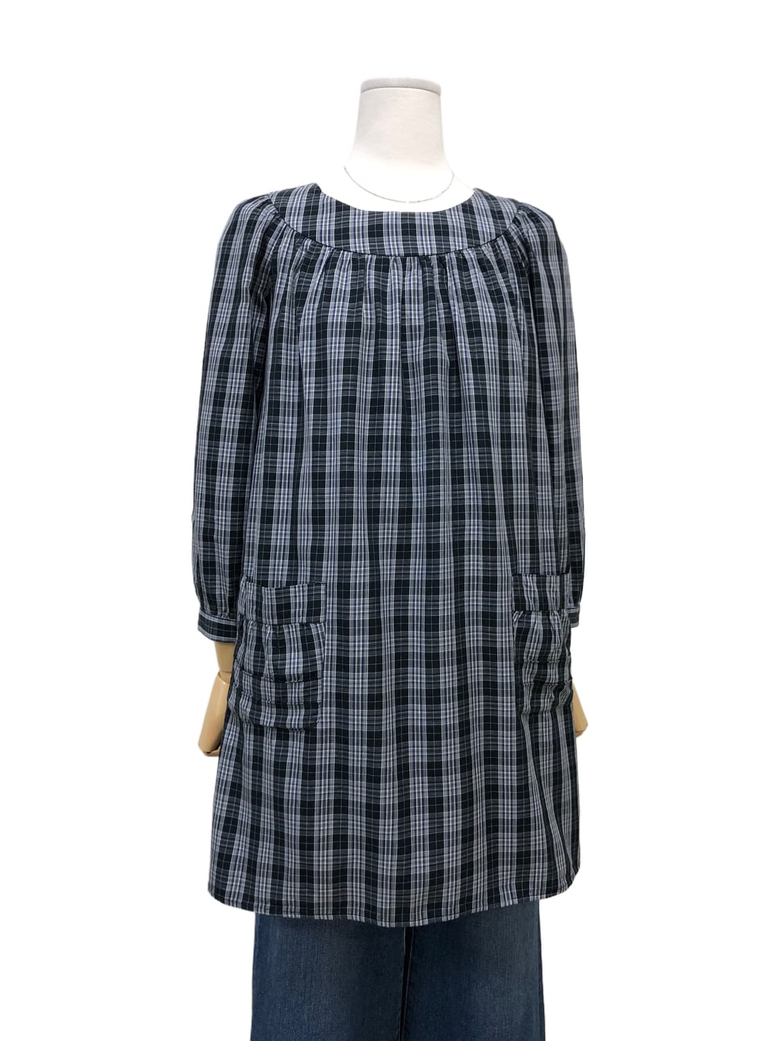 A.P.C. 아페쎄 체크 원피스 상품이미지4