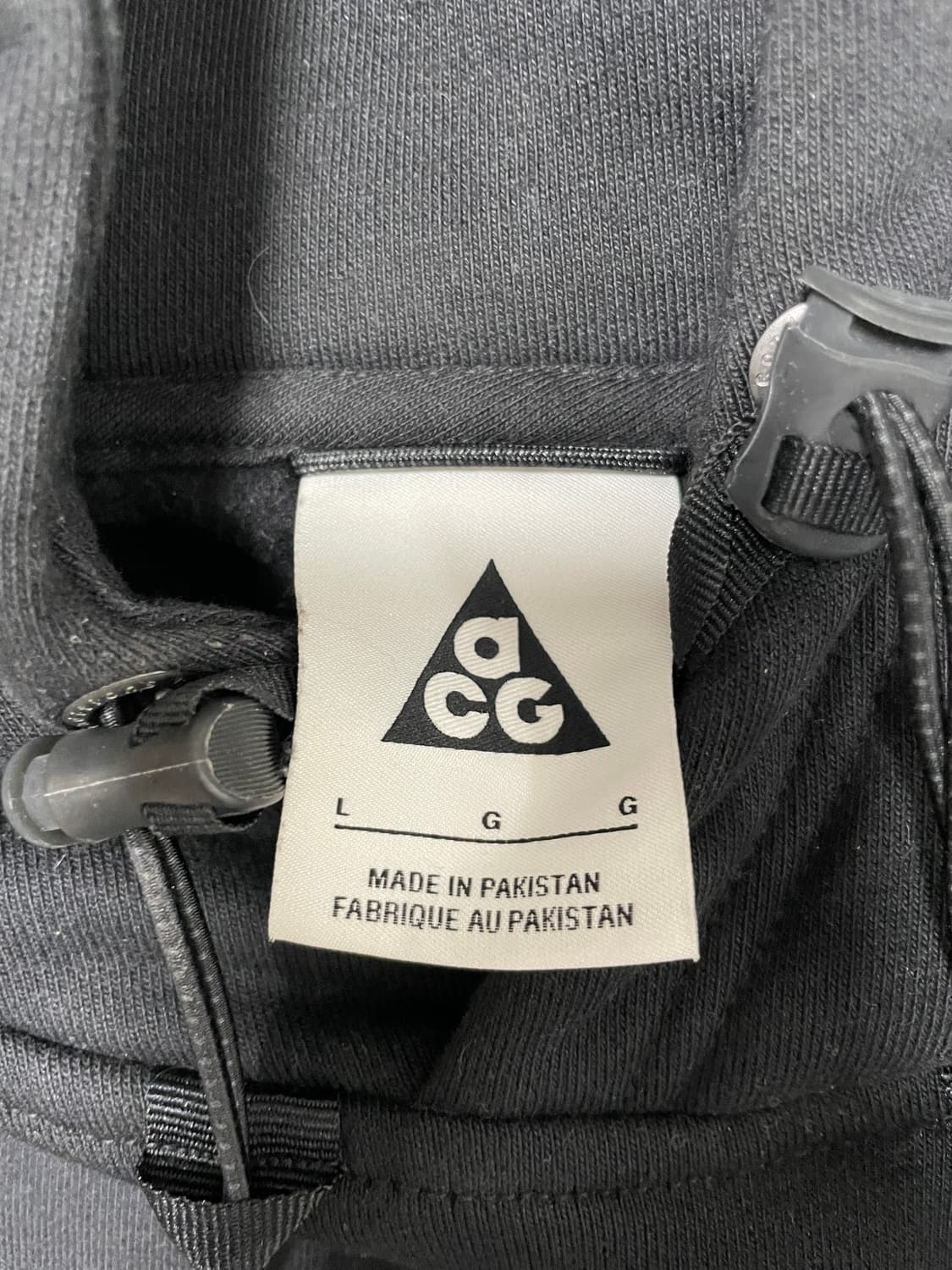 나이키 acg 후드티 블랙 라지 상품이미지2