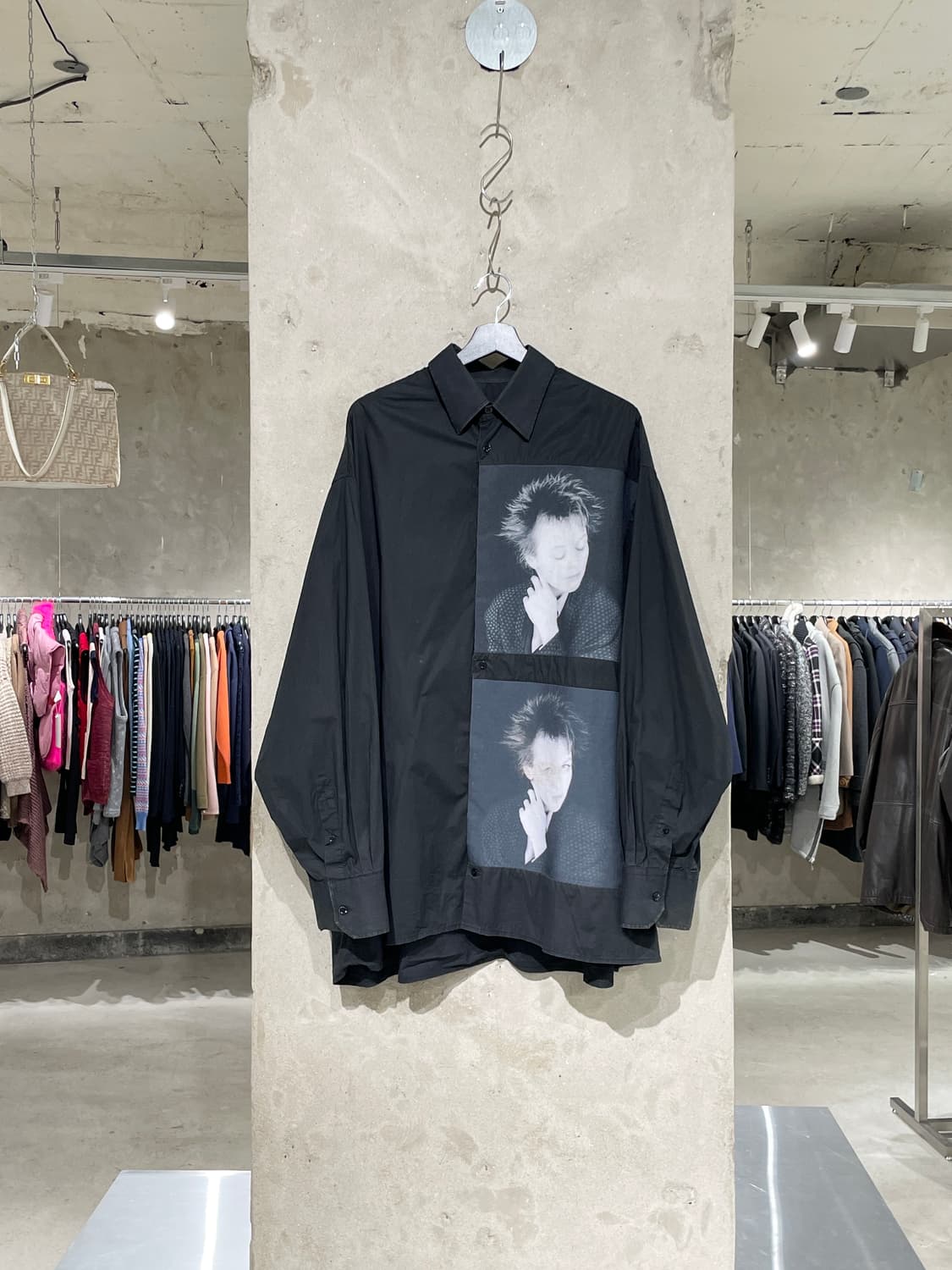 라프 시몬스 x 로버트 메이플소프 17S/S 블랙 로리 앤더슨 셔츠 상품이미지1