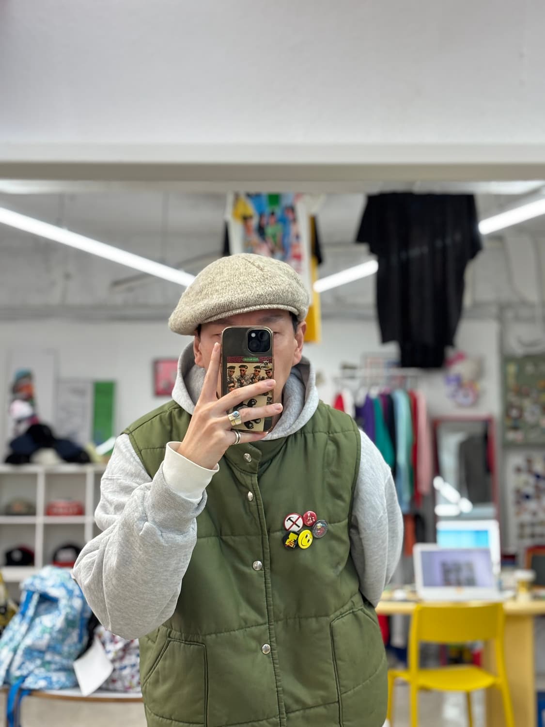 80s L.L.Bean Wool Beret 상품이미지4