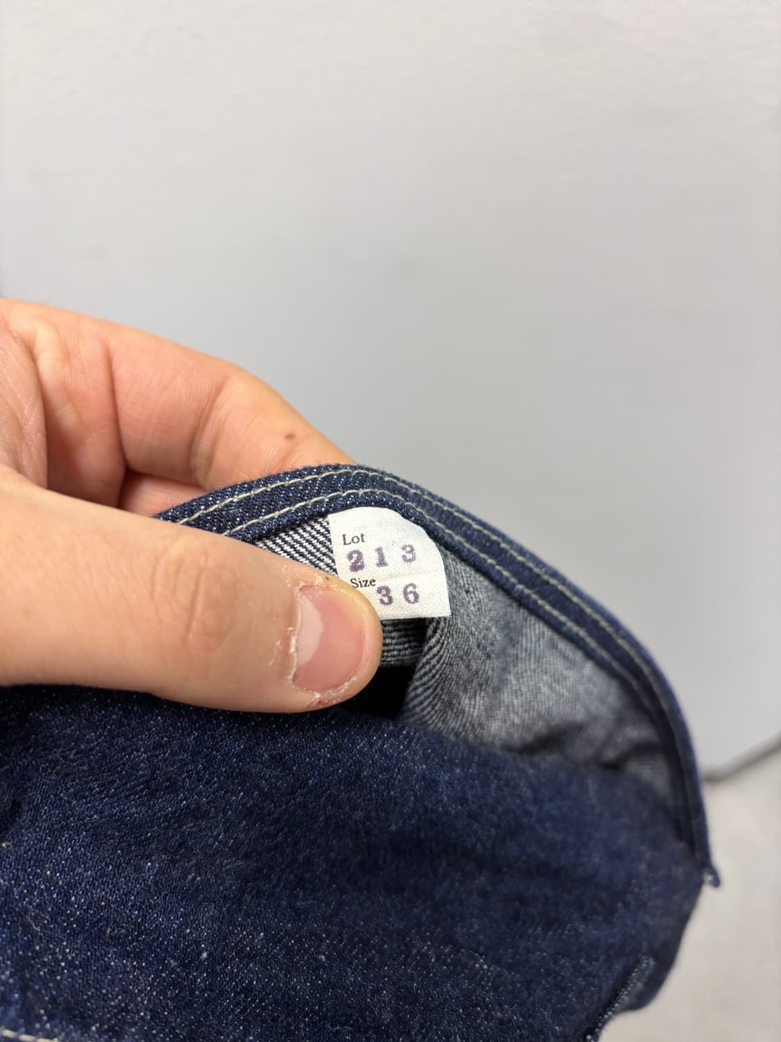 엣라코 213 데님 36사이즈 판매합니다 상품이미지2