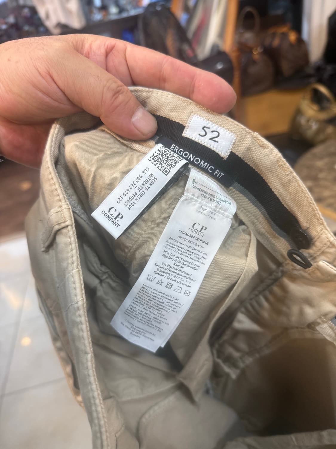 52/36 정품 co컴퍼니 렌즈 카고바지 팝니다 상품이미지3