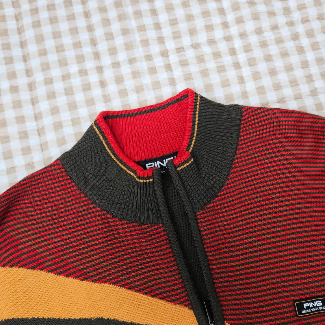 PING 핑 반집업 골프 니트 남자100~105 상품이미지2