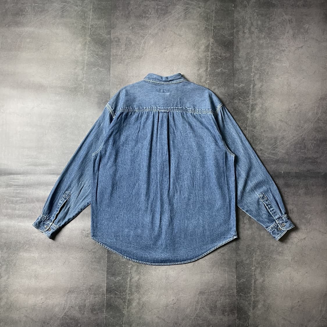 ARIZONA JEAN COMPANY 빈티지 데님 코튼 셔츠 A00488 상품이미지7