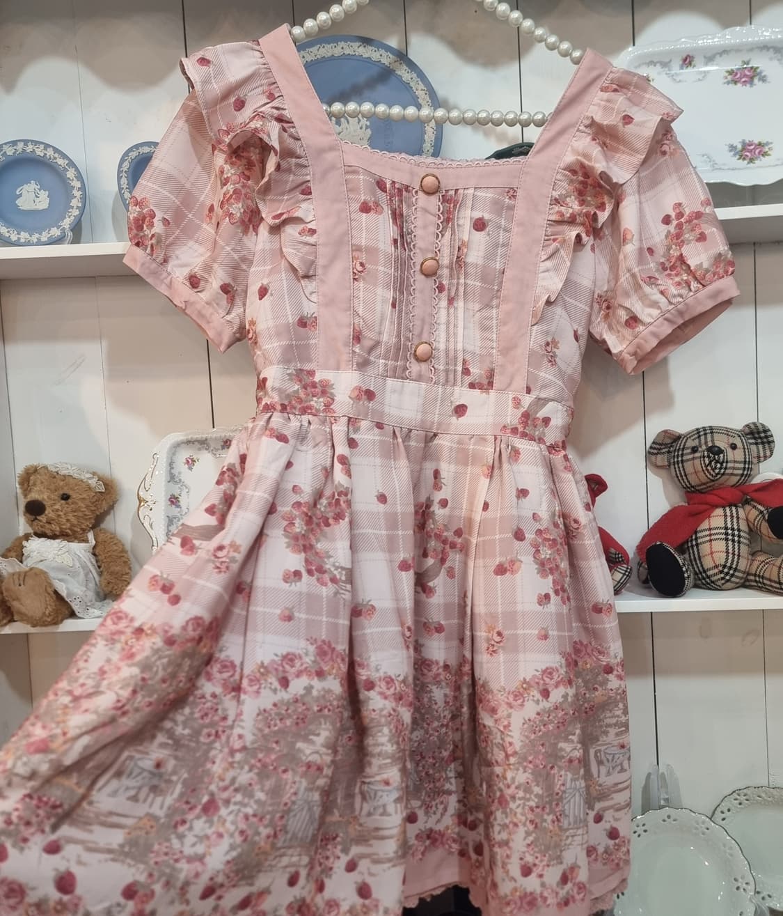 LIZ LISA (리즈리사) 플라워  리본 원피스 상품이미지6