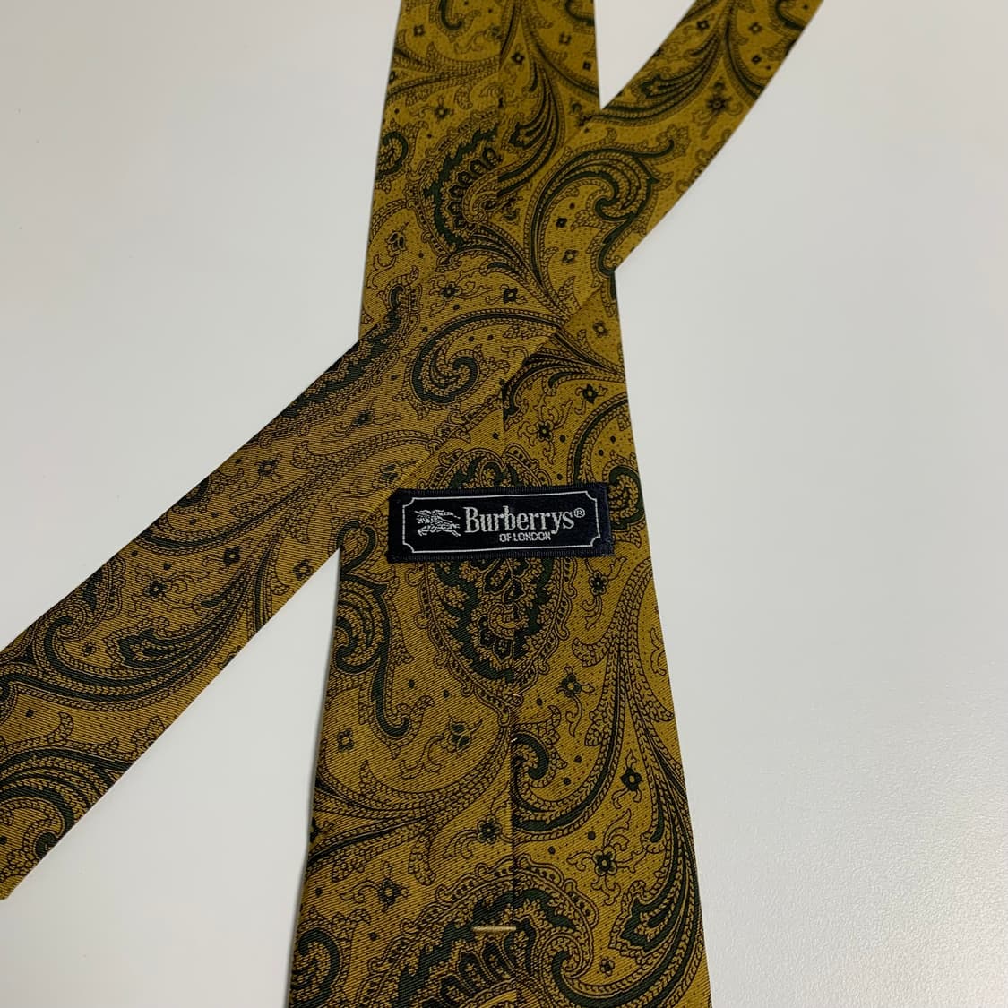 버버리(BURBERRY) 페이즐리 명품넥타이 100실크 최상급 A+등급 상품이미지5