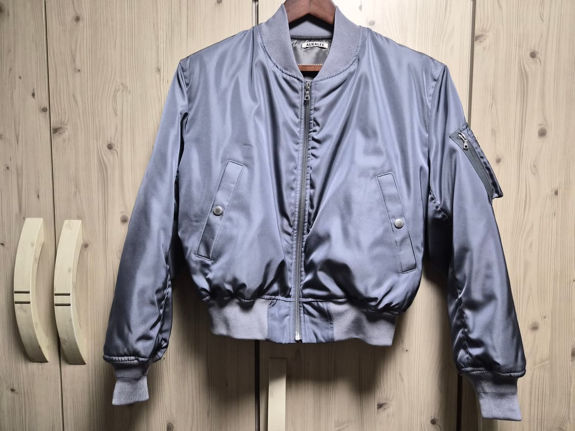 [0]26ss Auralee silk flight blouson 상품이미지4