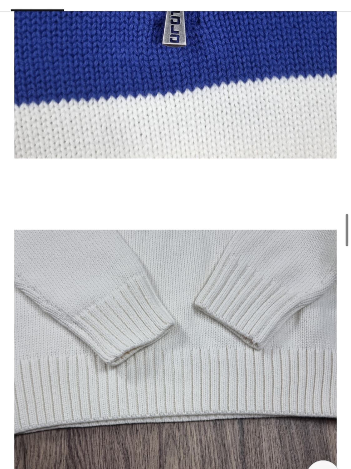 폴로 니트 반집업 상품이미지4