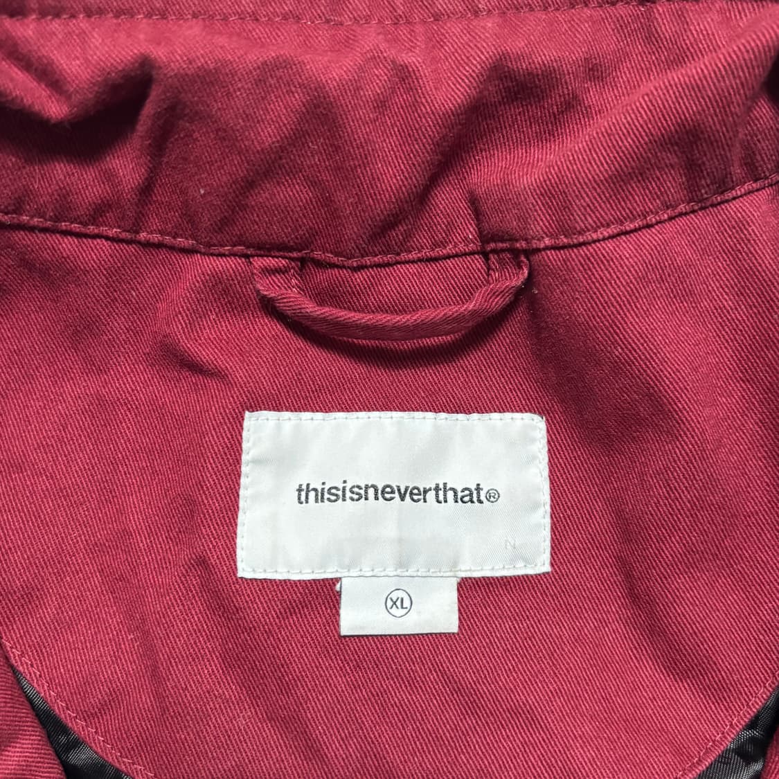 XL 디스이스네버댓 TRC 버건디 레이싱 자켓 상품이미지4