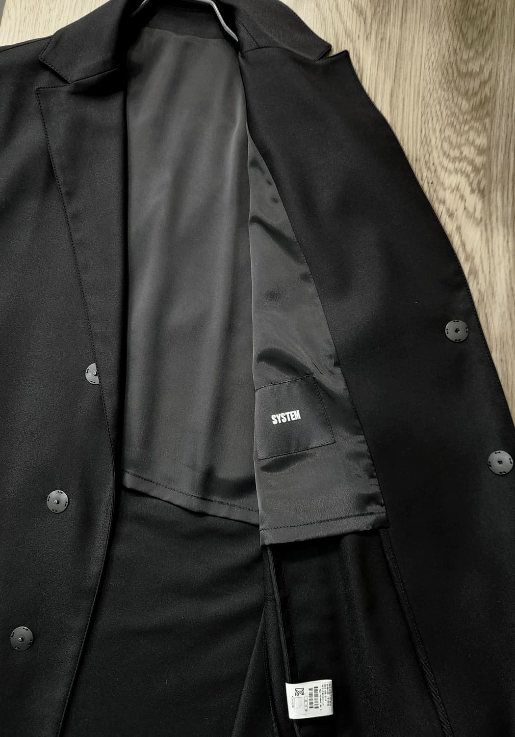 (새상품)시스템옴므 모던싱글 트렌치코트95 상품이미지2