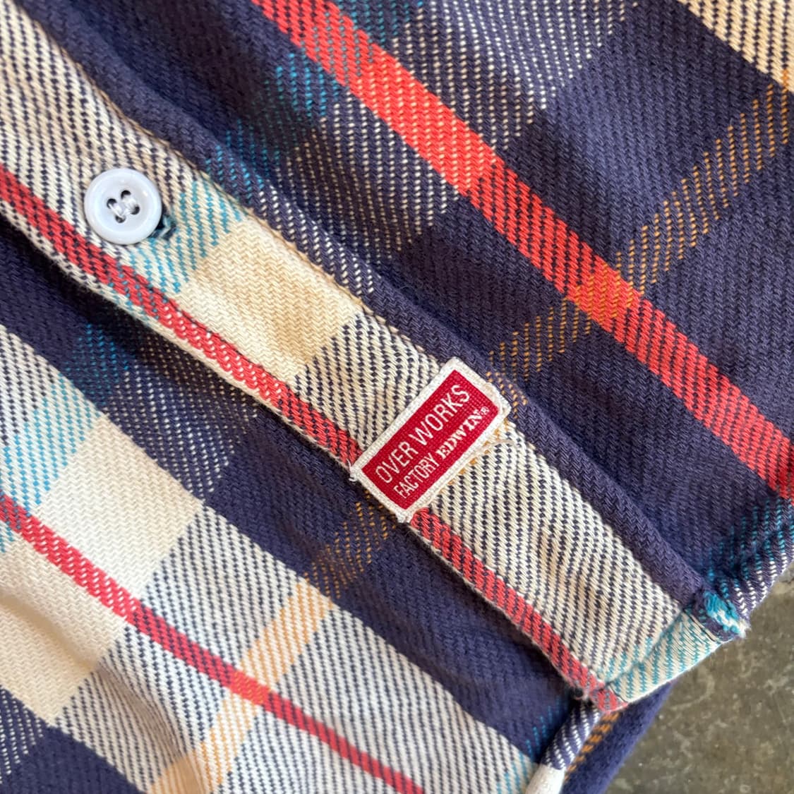 에드윈 헤비코튼 플란넬 체크셔츠  상품이미지7