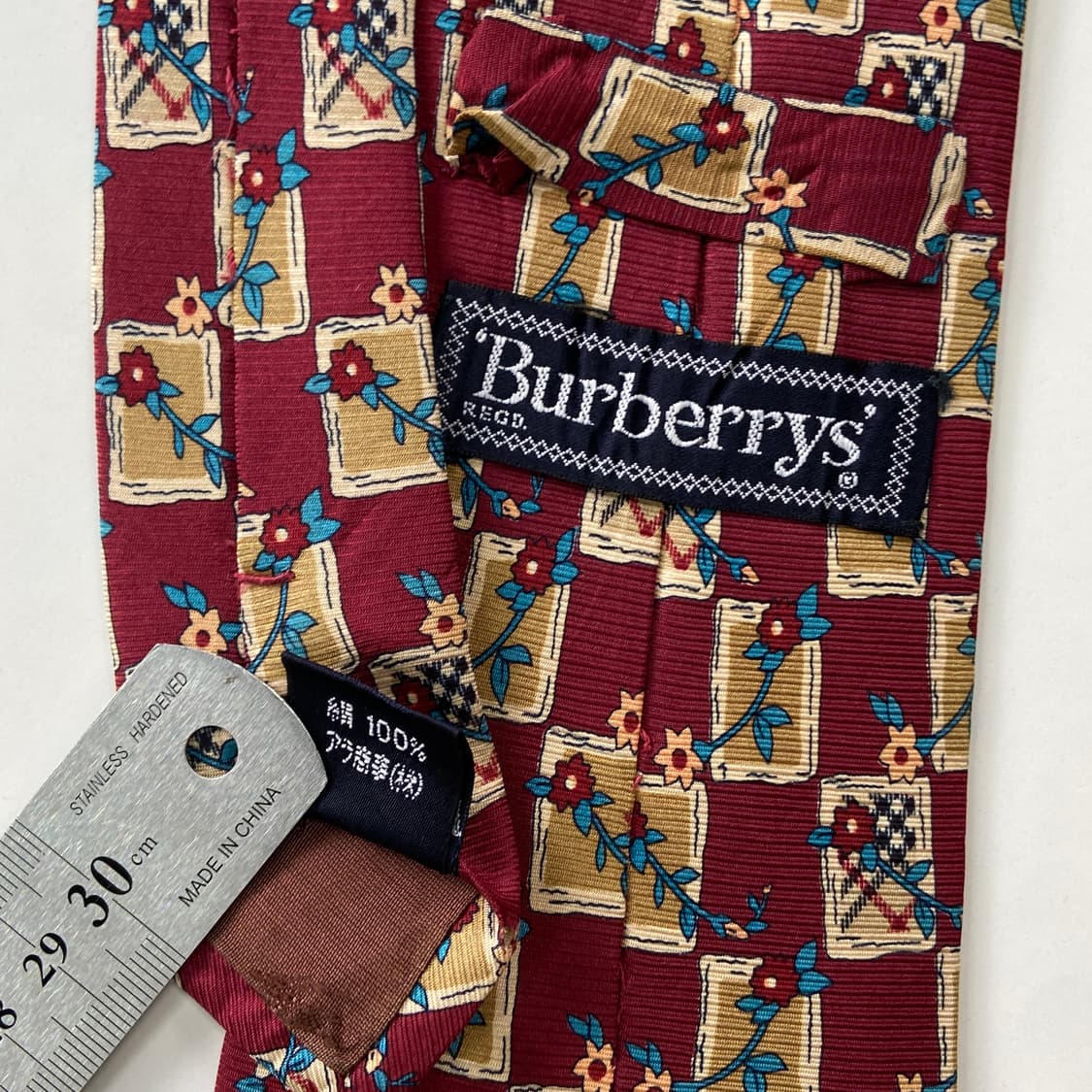 버버리 (Burberry) 심플로고 정품 명품넥타이 상품이미지5