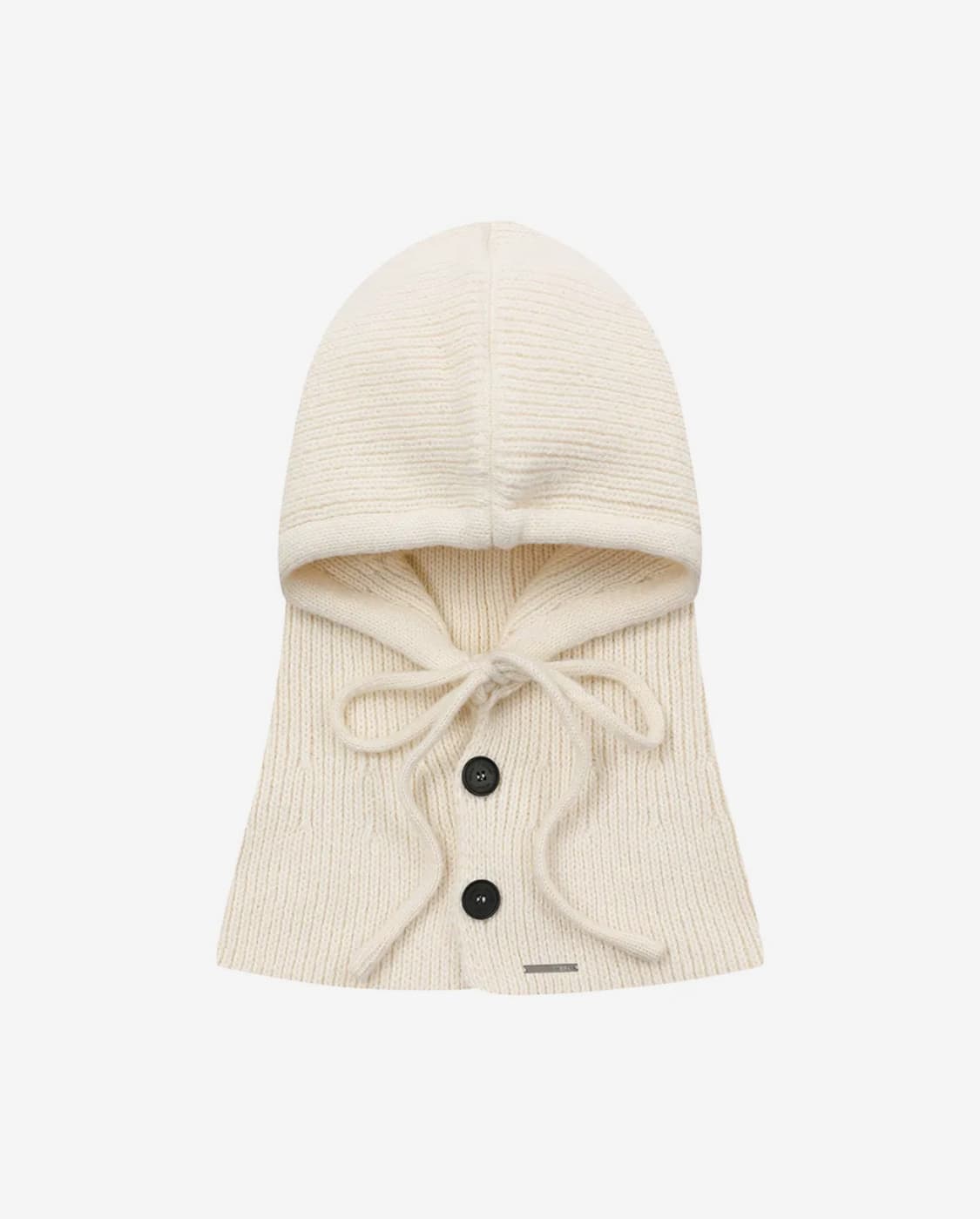 미세키서울 투 버튼 후디 바라클라바 아이보리 balaclava IVORY 상품이미지1