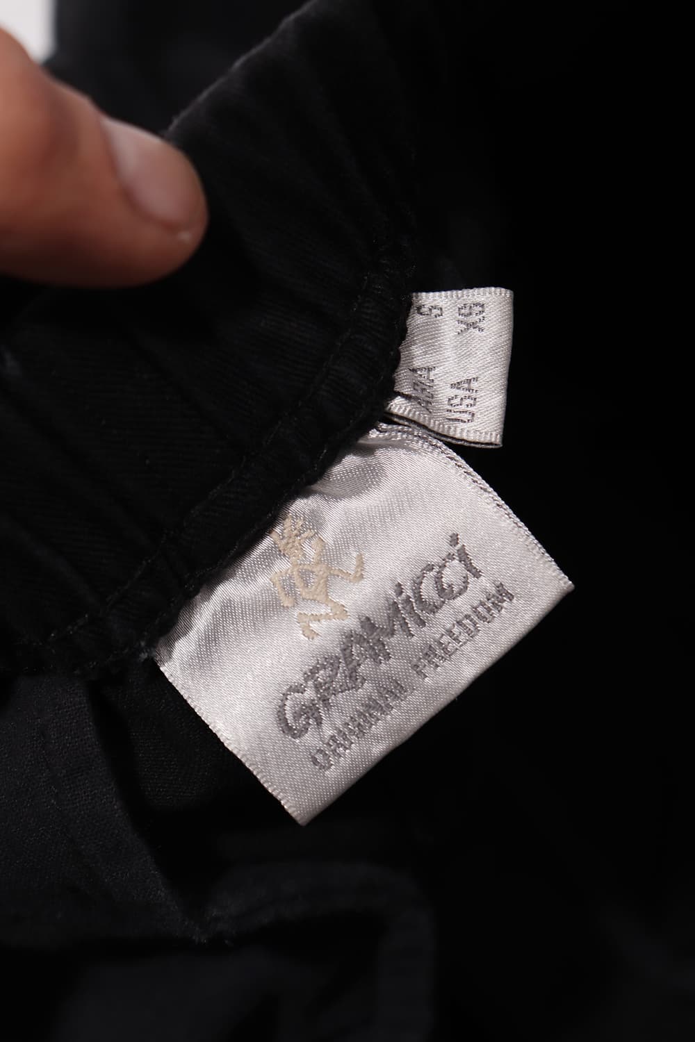 GRAMICCI 블랙 스트레이트 핏 쉘 G102-OGT size XS 상품이미지5