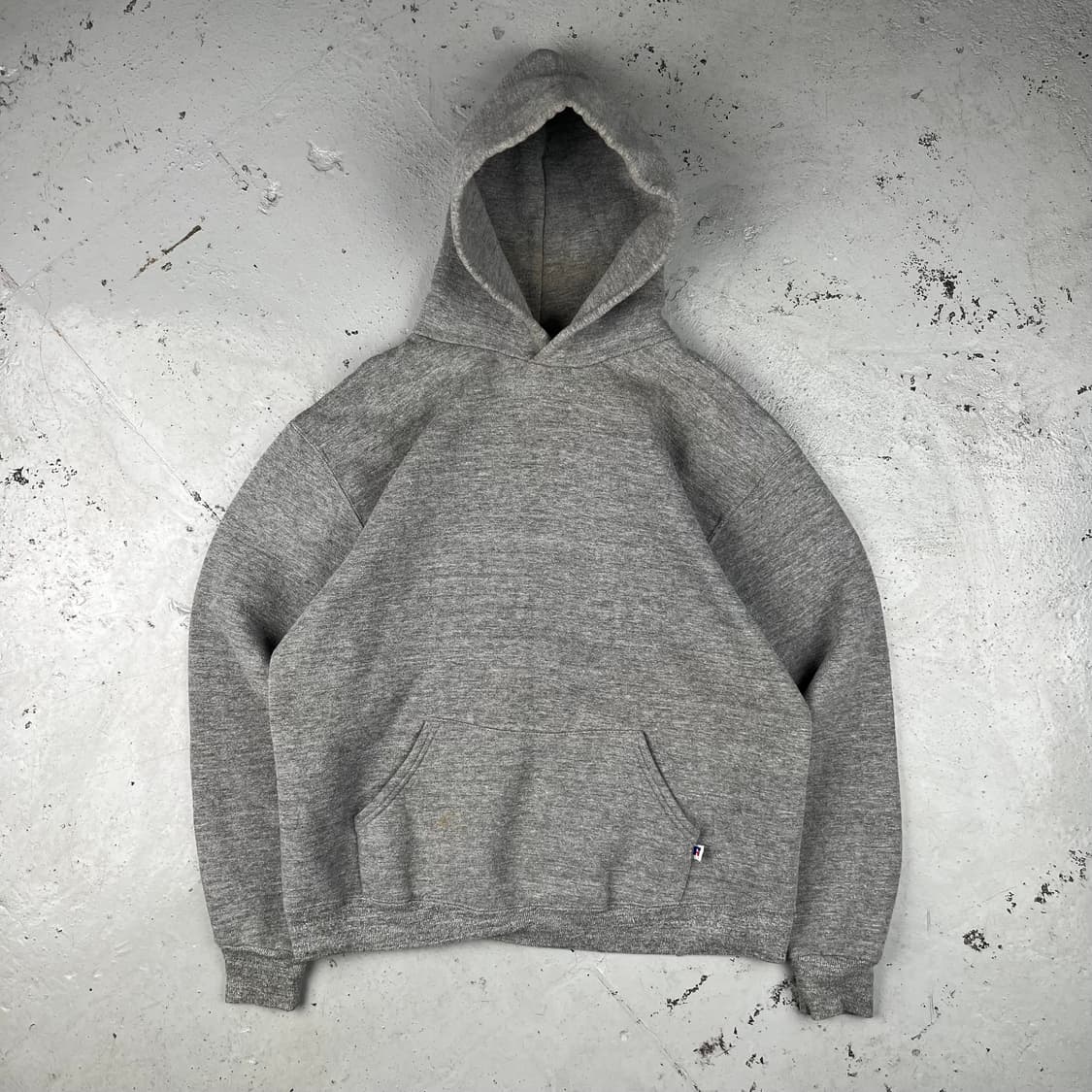 빈티지 80s 러셀 애슬래틱 후드 헤더그레이 상품이미지3