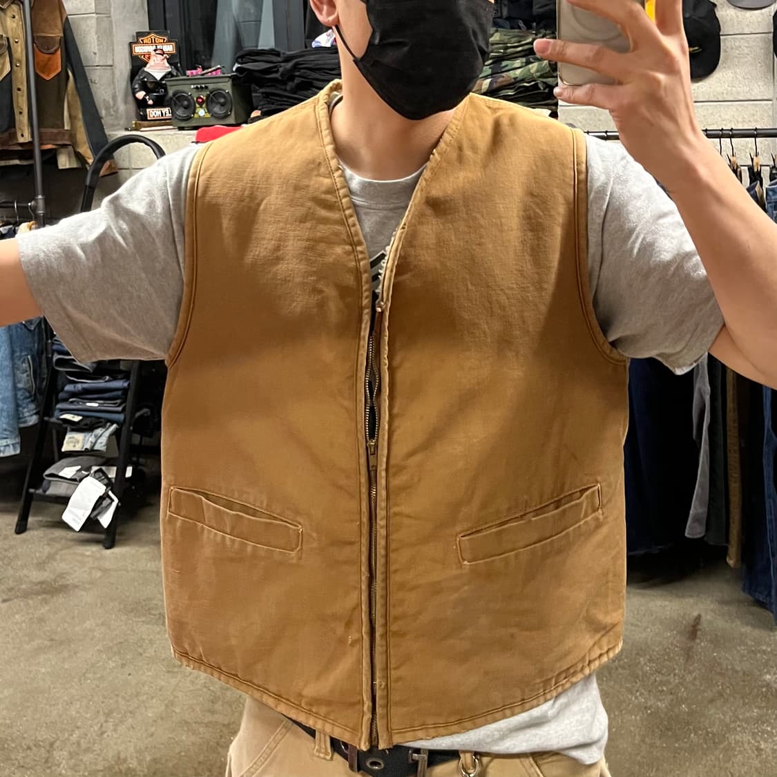 70s Carhartt 쉐르파 베스트 (105-110) 상품이미지8