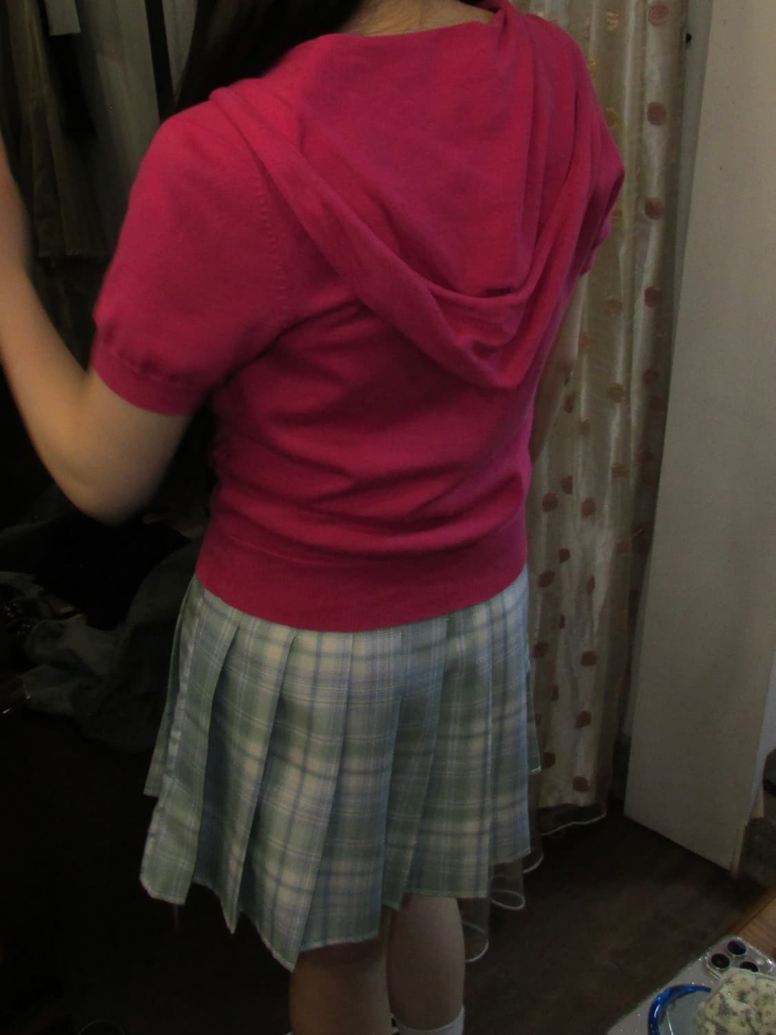 jpn vintage pink hood jacket 상품이미지3