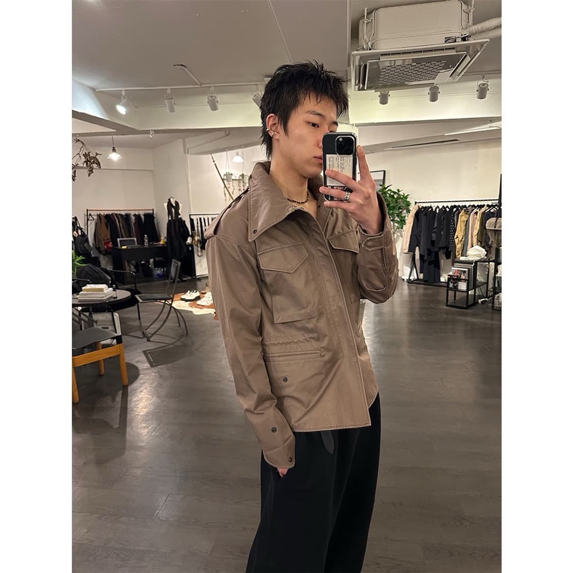 라드뮤지션 비대칭 밀리터리 자켓 상품이미지4